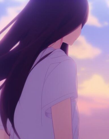 A anime person with beautiful face and long hair