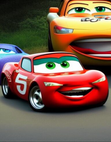 A couple of cars that are next to each other