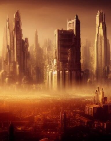 A group of tall buildings sitting in the middle of a city