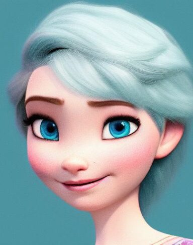 A person with short hair