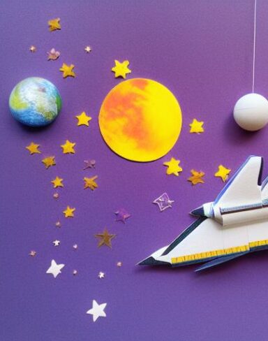 Fantasy layered paper art