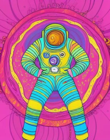 Joyful psychedelic art