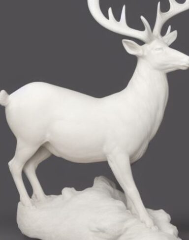 A white deer