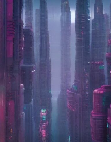 City filled with lots of tall buildings and citizens