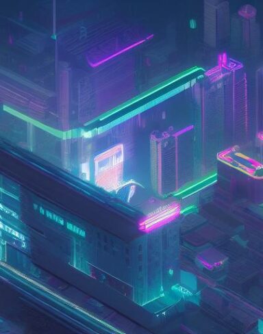 Cyberpunk speed art
