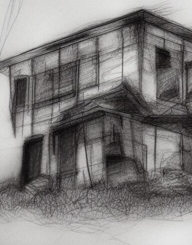 Drawing of a house