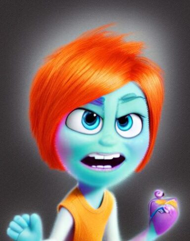 Inside out character from pixar