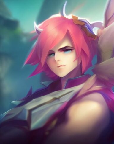 A boy with a beautiful face sitting on top of a rock