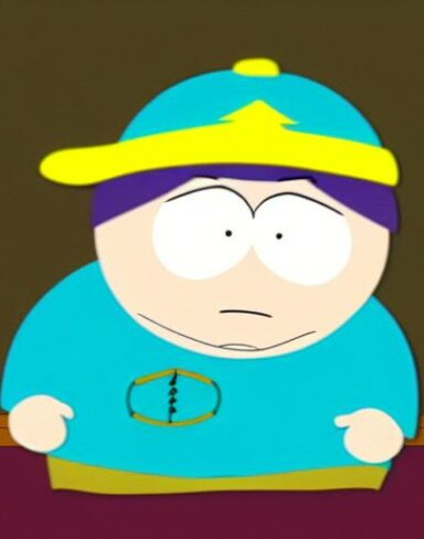 A cartoon character of south park