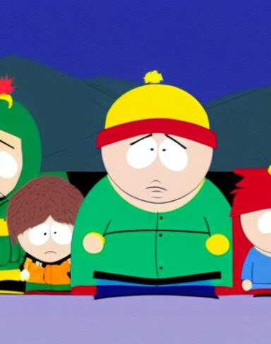 A cartoon character of south park animation from America