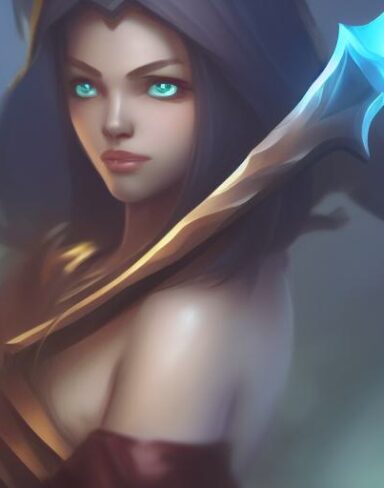 A close up of a person holding a sword