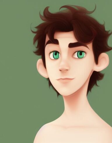 A green eyes boy
