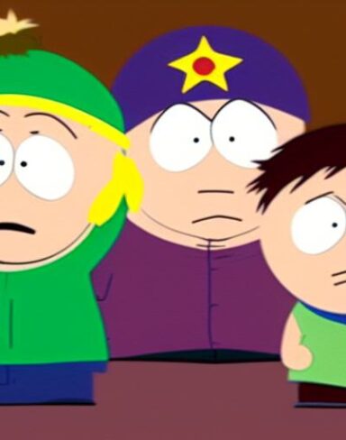 Animated cartoon character south park from animated show
