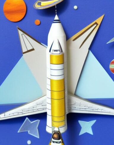 Joyful layered paper art