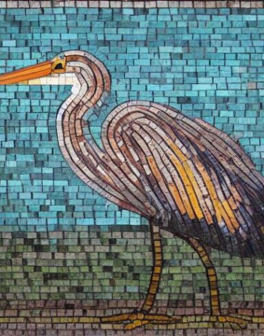 A bird that is standing in the water