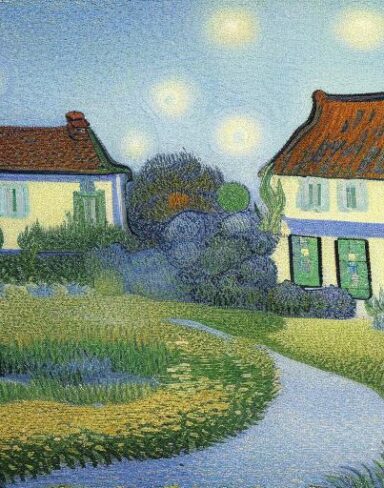 A house and a garden