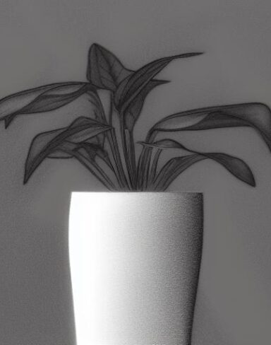 A plant in a vase