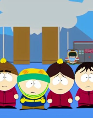 Cartoon characters south park of American animated television