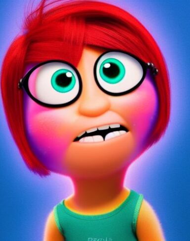 Inside out Disney character from pixar movie