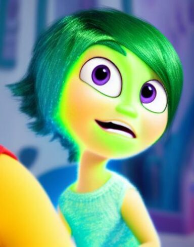 Inside out Disney characters from animated movie