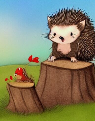 One hedge on a stump