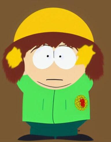 A cartoon character of south park animation from America