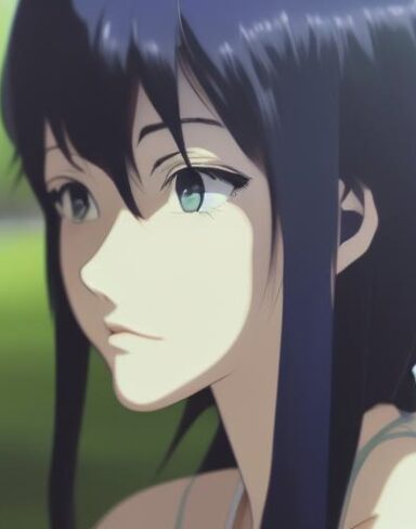 A close-up of a lady with a beautiful face