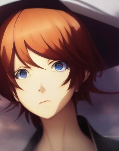 A close-up of a persona with a beautiful face