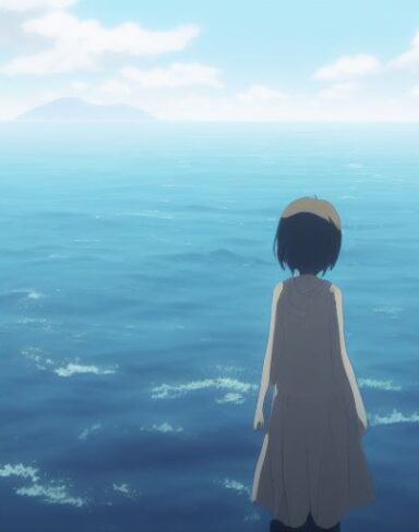 A couple of people that are standing in the sea