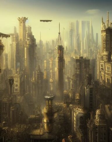 A group of tall buildings sitting in the middle of a city