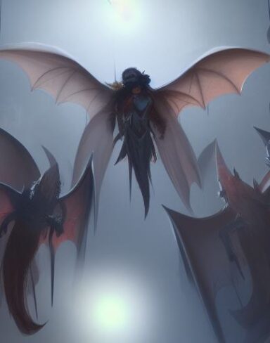 A man standing in front of a bunch of bats