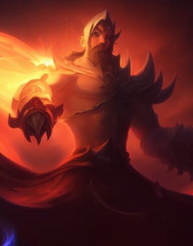 A man that is standing in the fire