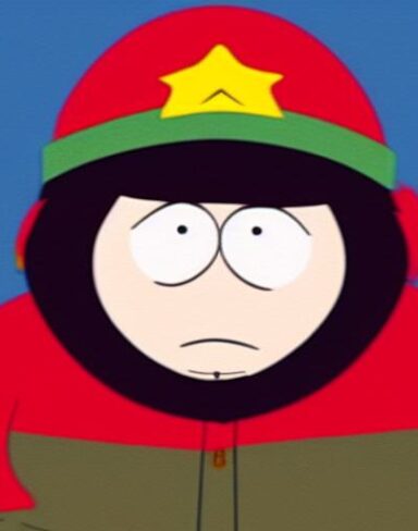 Famous cartoon character south park from animated show