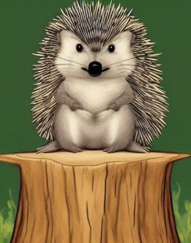 One hedge on a stump