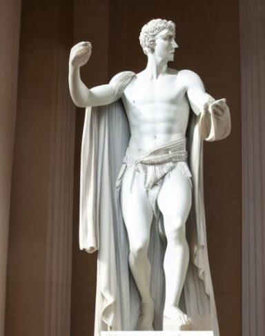 Statue of a man standing