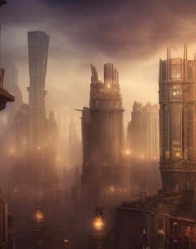 A group of tall buildings sitting in the middle of a city