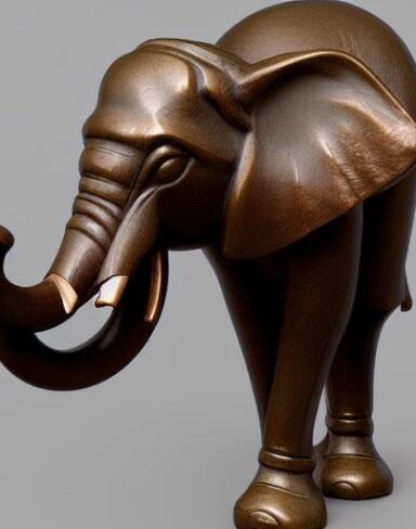 Bronze elephant
