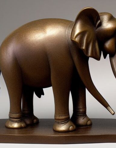 Bronze elephant