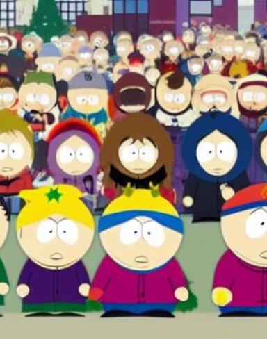 Cartoon characters of south park of American animated television