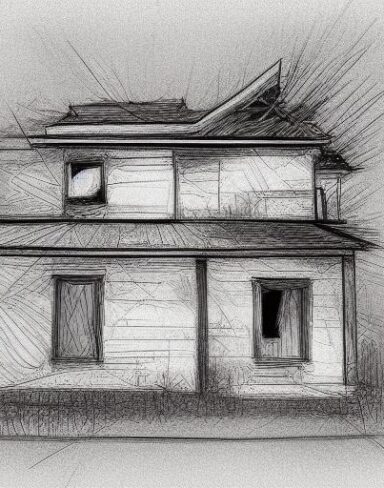 Drawing of a house