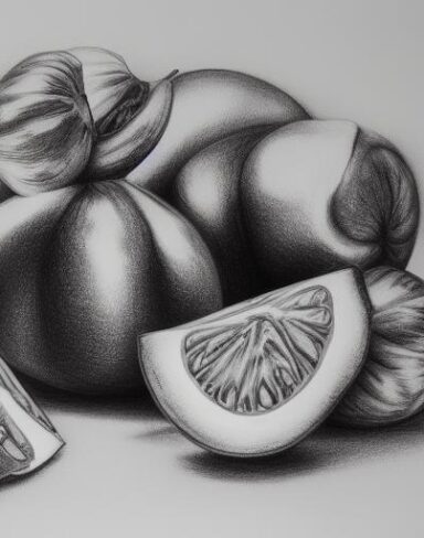 Drawing of fruits