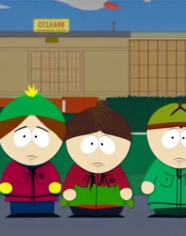 South park cartoon characters from famous animated film