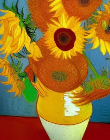 The sunflowers painting