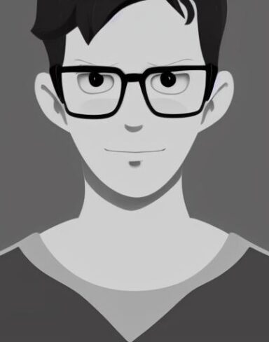 A close up of a boy wearing a glasses