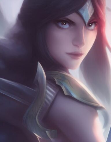 A close up of a person holding a sword