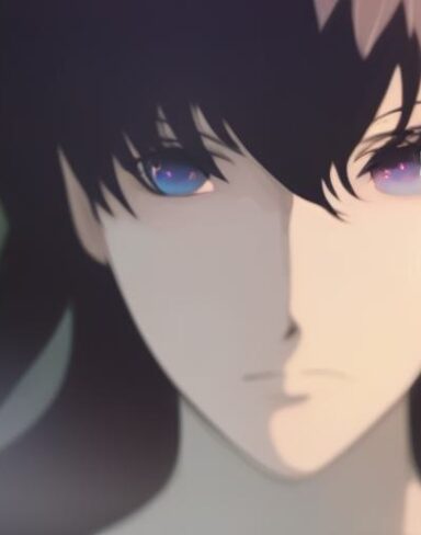 A close-up of a persona with a beautiful face