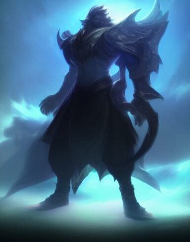 A man that is standing in the cloud