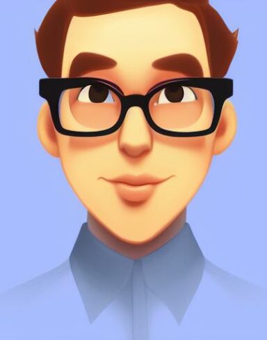 A person wearing a glasses