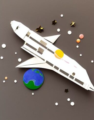 Joyful layered paper art