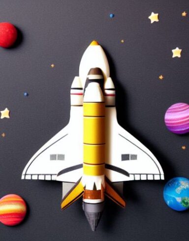 Joyful layered paper art